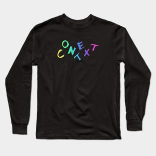 Your Context Is All Over The Place: Rainbow Gradient Long Sleeve T-Shirt